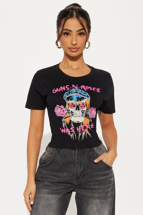 Guns N' Roses Skull Baby Tee - Black