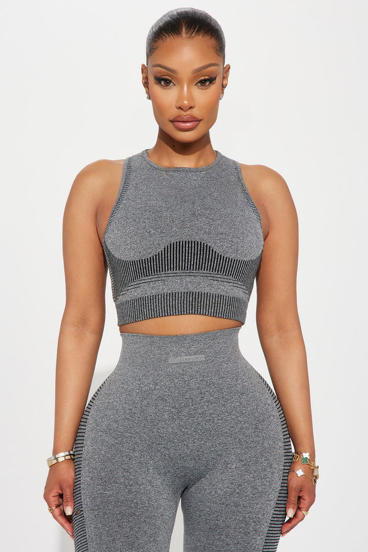 Pump Infinity Seamless Shaping Sports Bra - Heather Grey