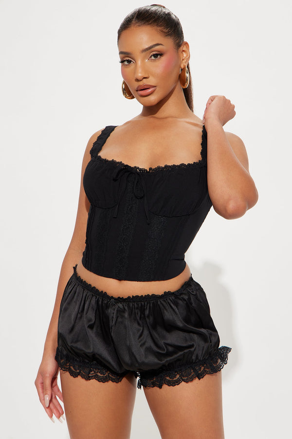 Good Idea Corset Top - Black