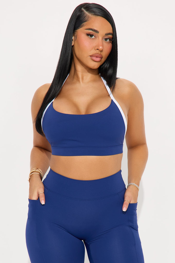 Tennis Club Sports Bra - Midnight Blue