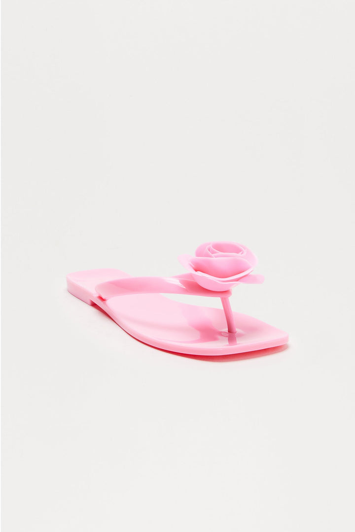 Rosie Jelly Flip Flops - Pink