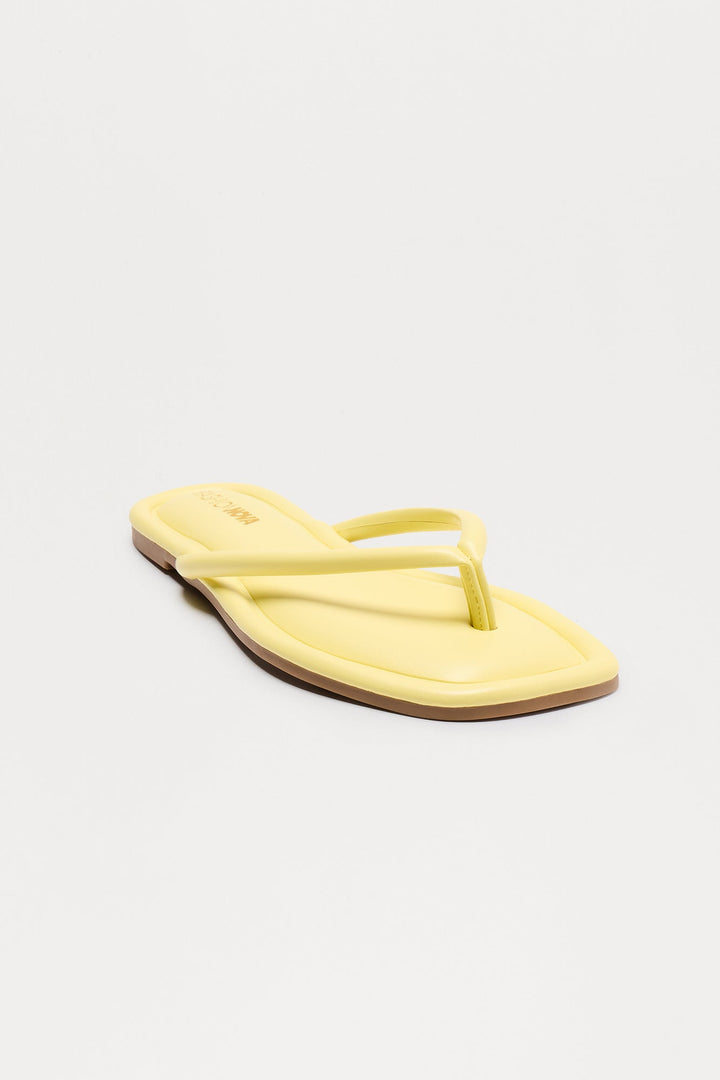 Summers In Maui Flip Flops - Yellow