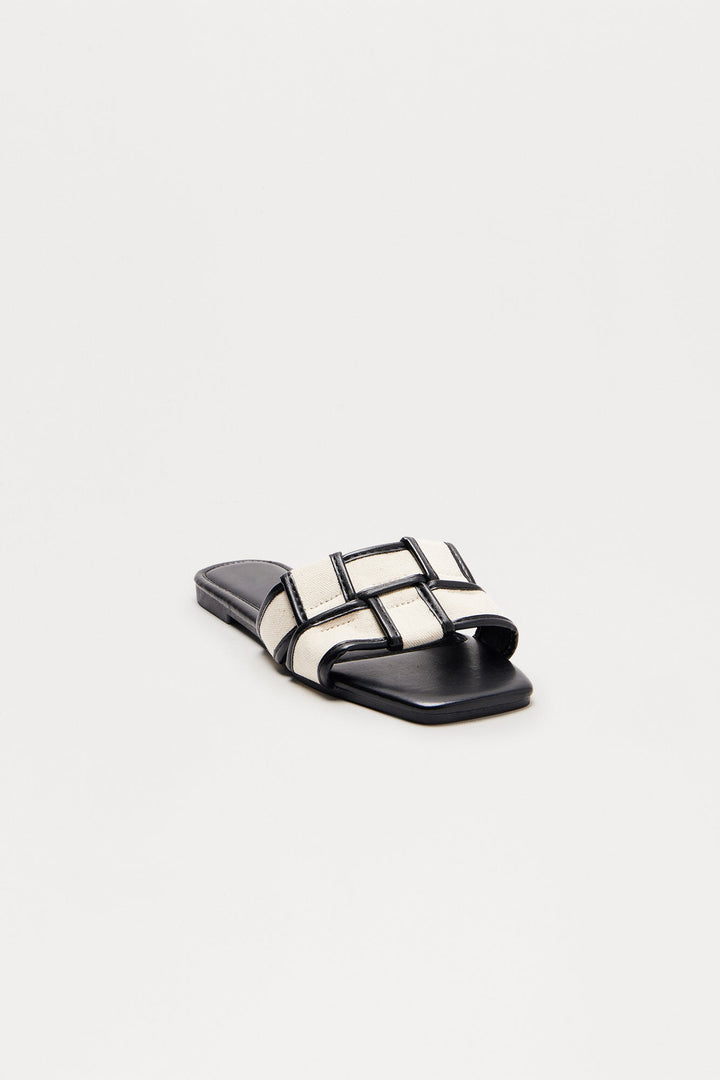 Katarina Slip On Sandals - Black