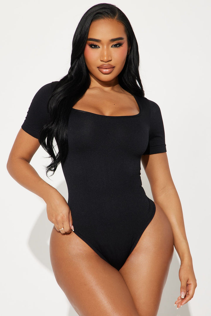 Remi Waist Sculpting Bodysuit - Black