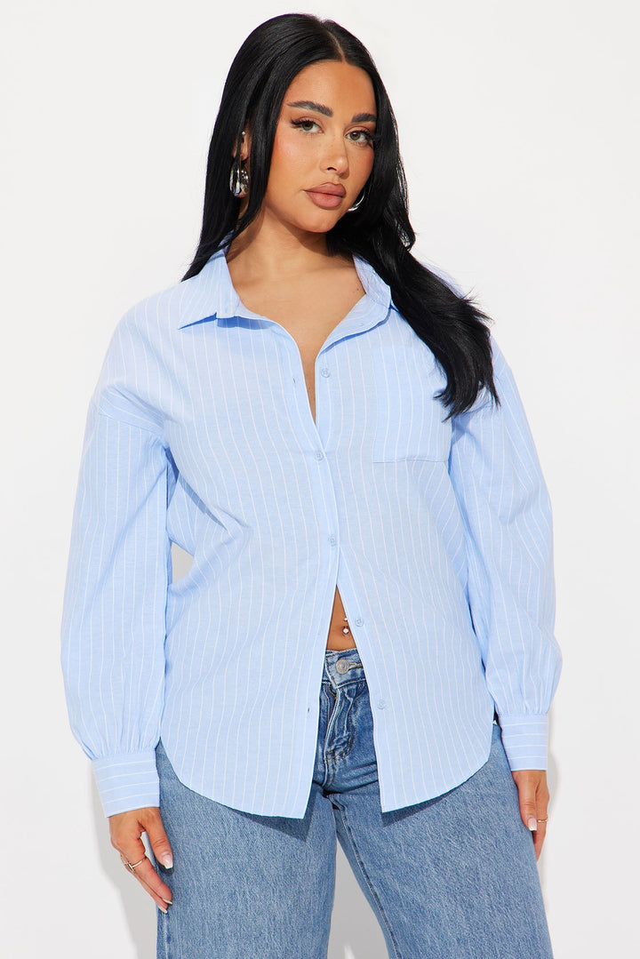 Korina Striped Shirt - Blue/combo