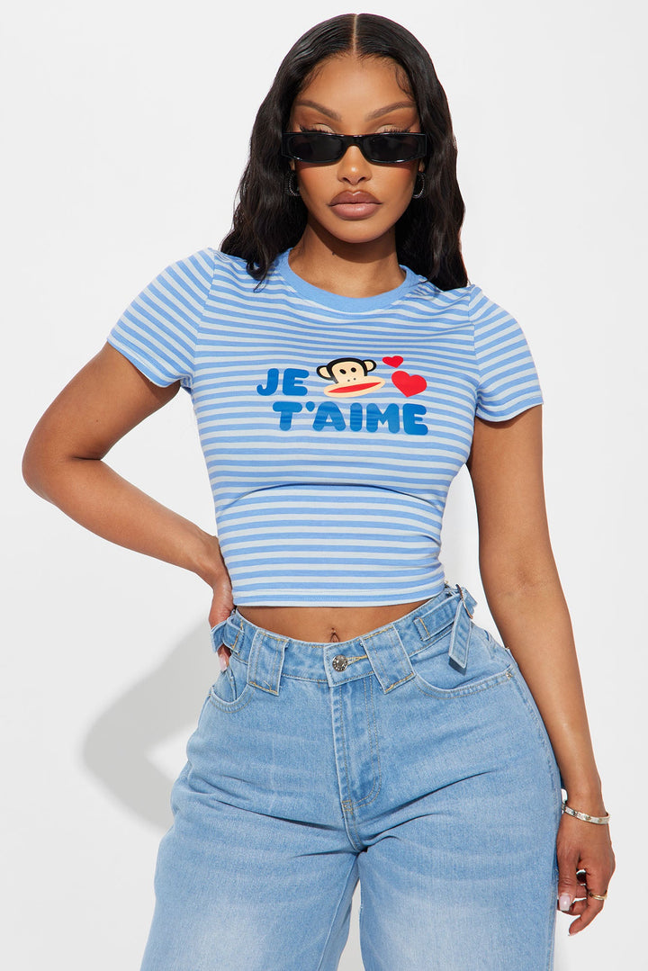 Paul Frank Je T'Aime Tee - Blue