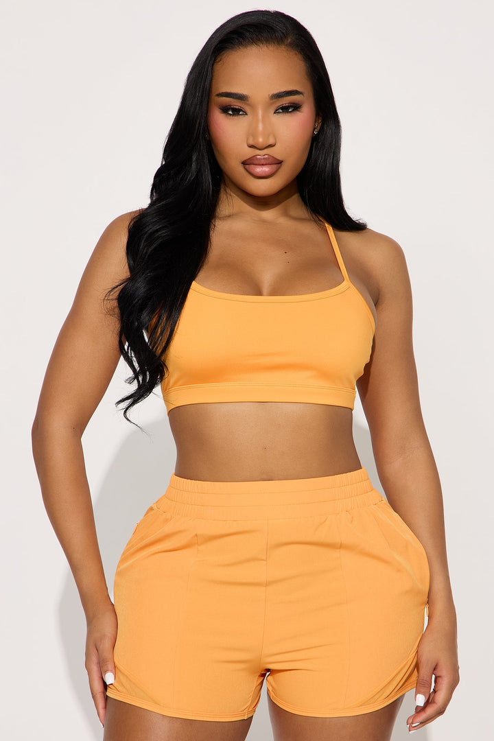 Outer Glow Elevate Sports Bra - Tangerine