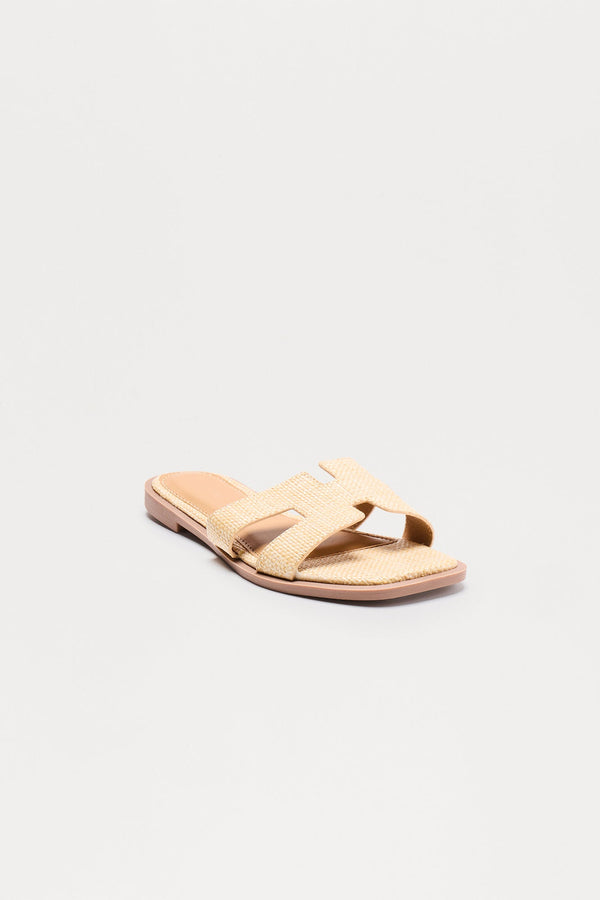 Noe Slip On Sandals - Beige
