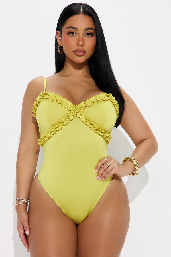 I Can't Lose Bodysuit - Lime