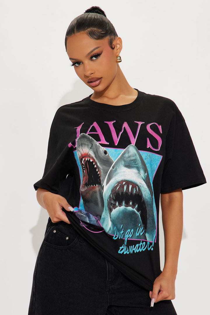 Jaws Oversized Tee - Black