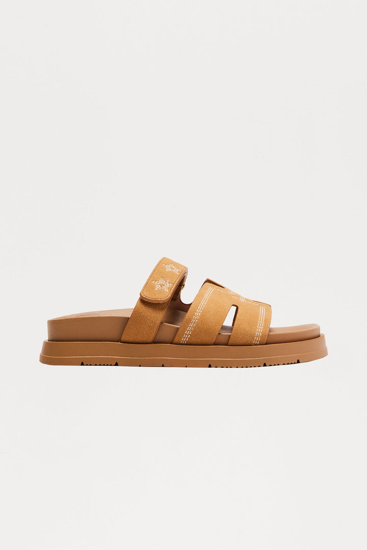Lavine Casual Slides - Tan
