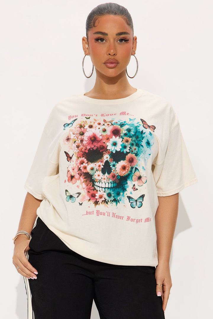 You Don't Love Me Oversized Tee - Cream