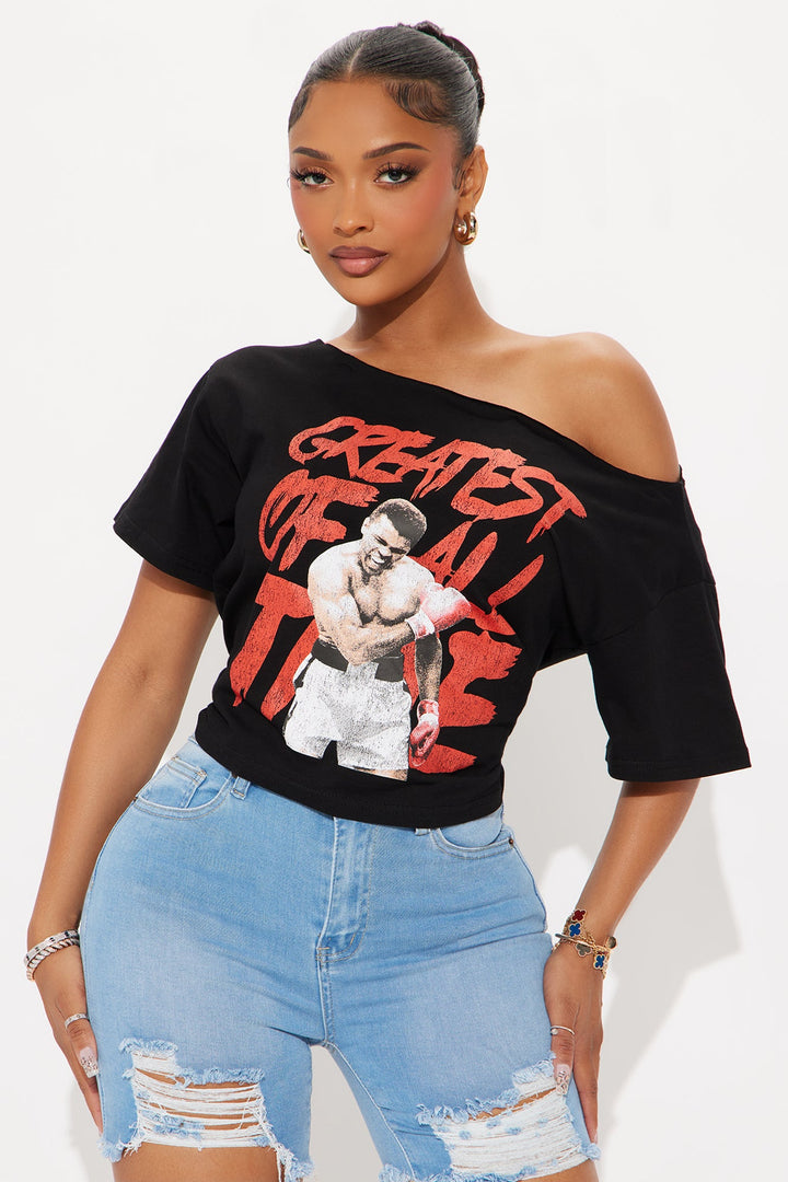 GOAT Ali Off Shoulder Top - Black