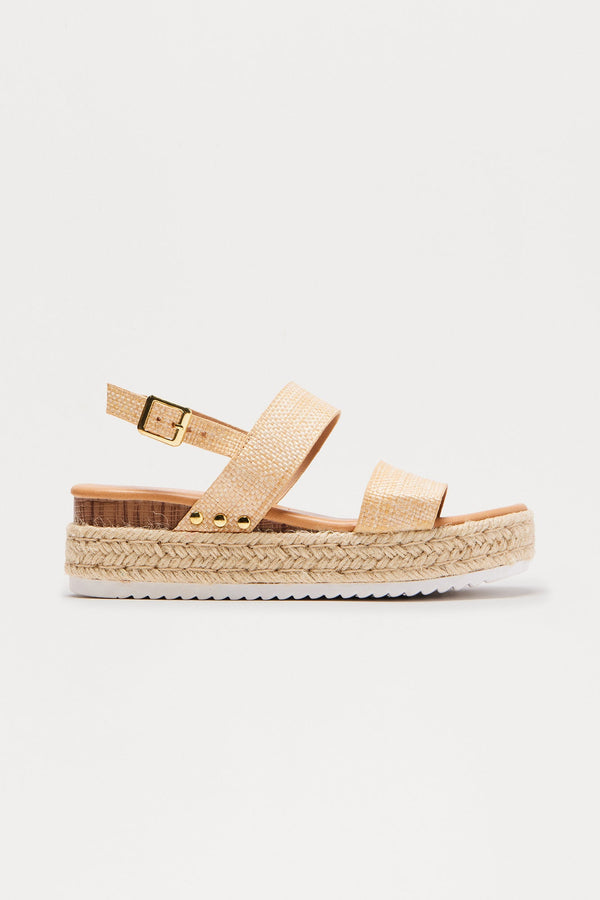 Swell Slingback Sandals - Natural