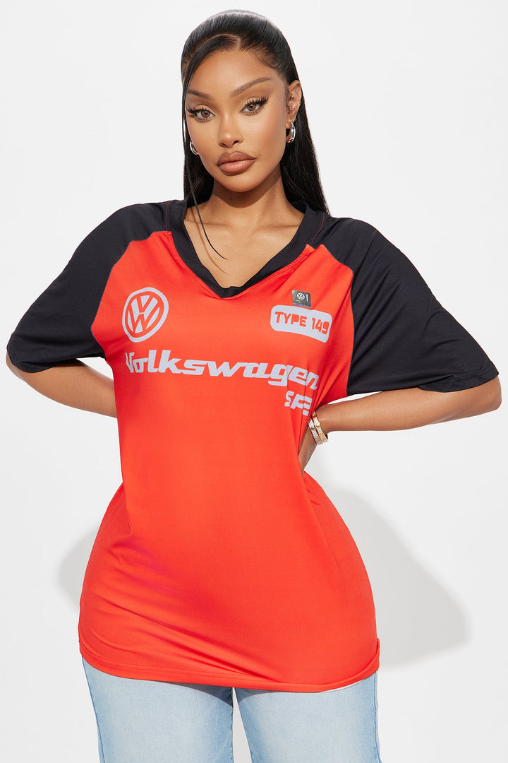 VW Volkswagen Jersey Tee - Red