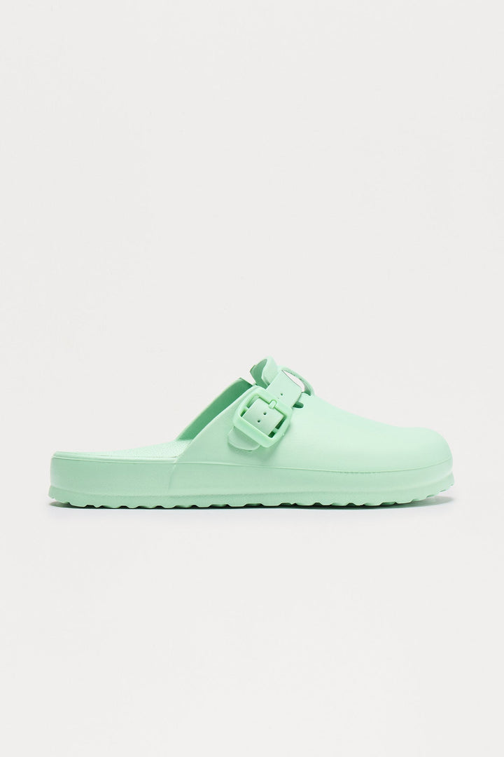Mellow Buckle Slides - Mint