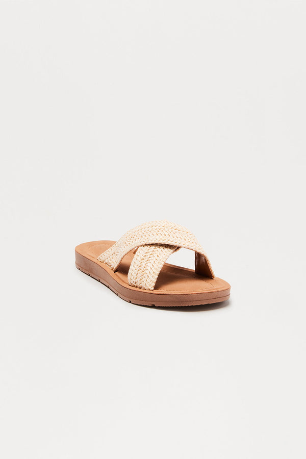 Shaws Cove Slip On Sandals - Beige