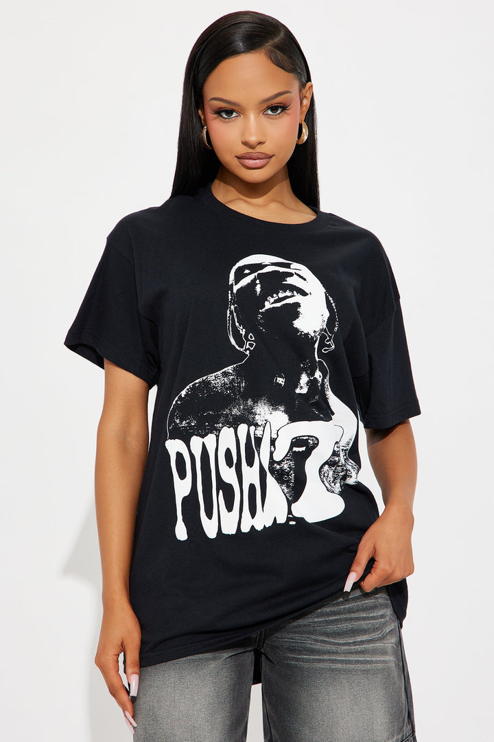 Pusha T Oversized Tee - Black