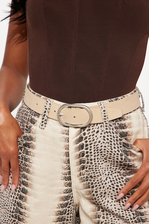 Not My Problem Belt - Ivory