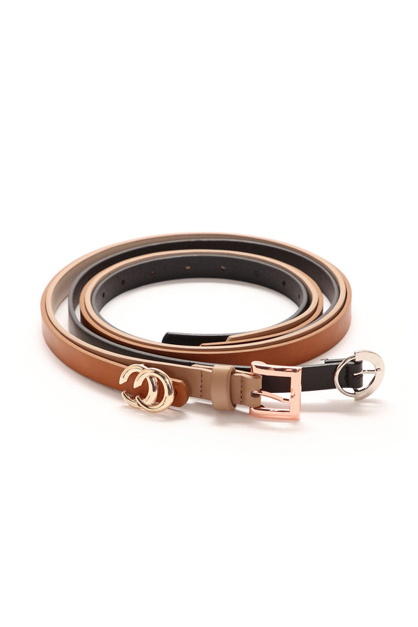 Fearless Waistline Belt Set - Black/combo