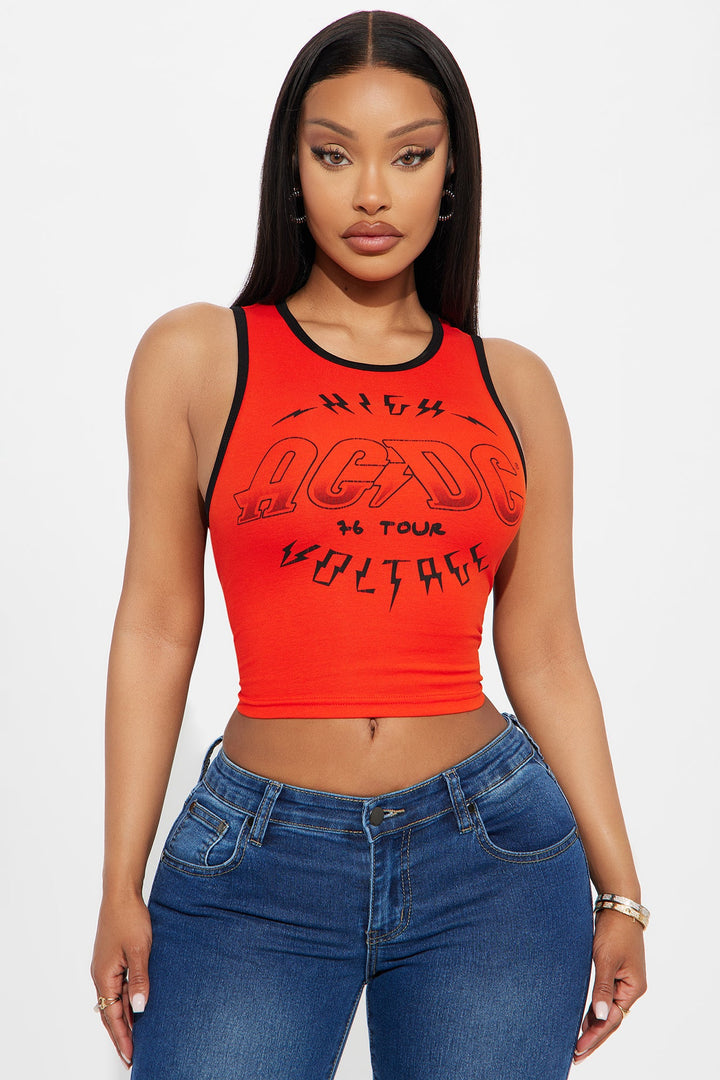 ACDC High Voltage Tank Top - Red