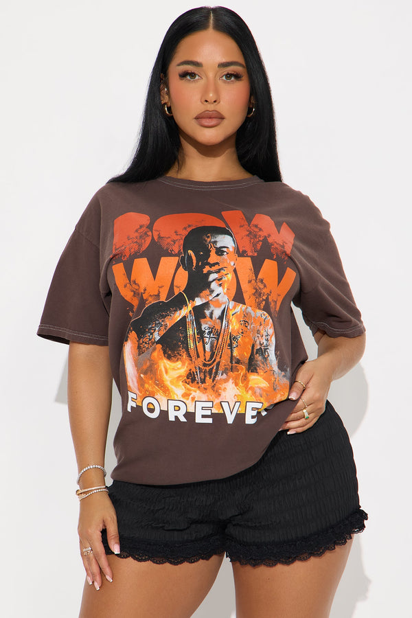 Bow Wow Forever Oversized Tee - Dark Brown