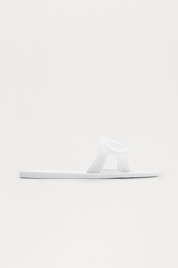 Shawn Slip On Sandals - White