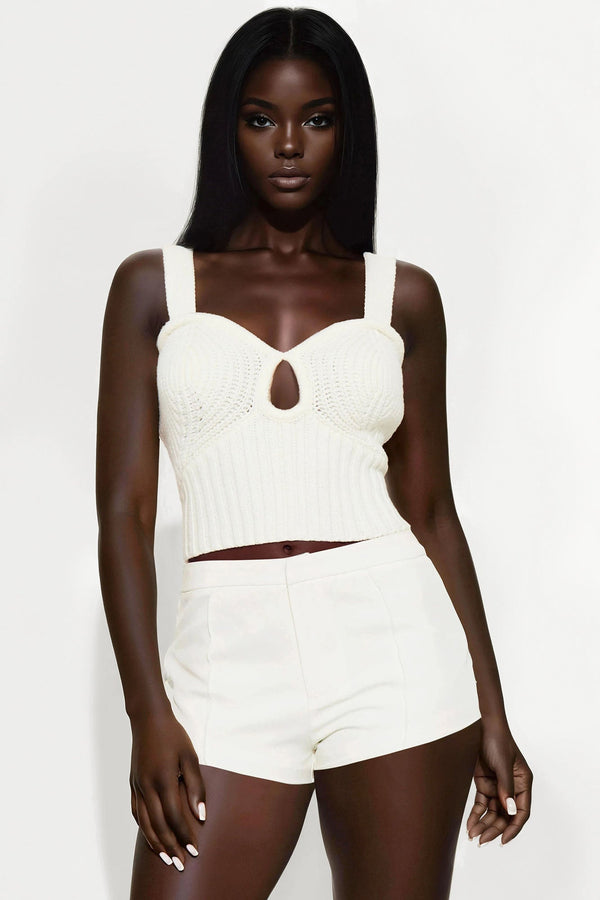 Where Have You Been Sweater Top - Cream