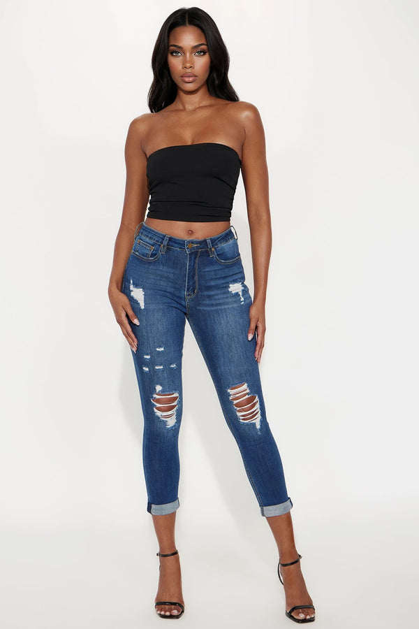 Tall Keep Coming Back Boyfriend Jeans - Dark Wash