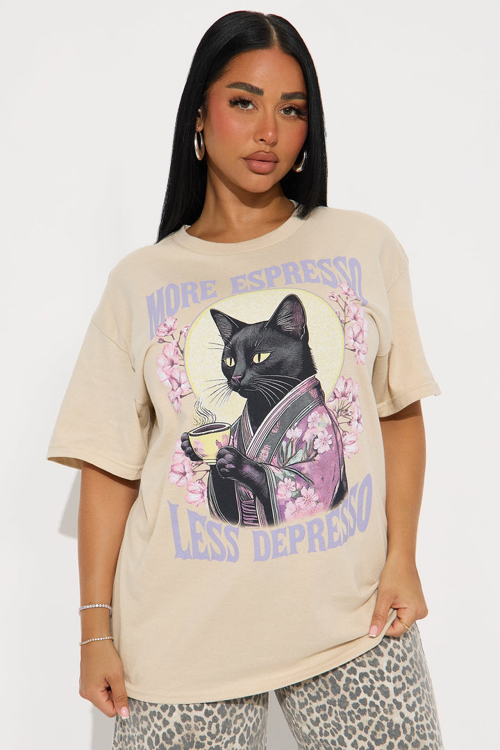 Espresso Yourself Tee - Sand