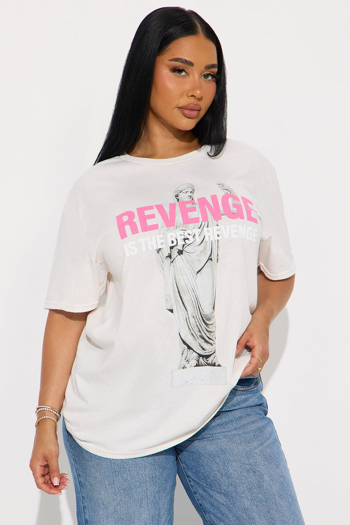 Revenge Is The Best Tee - Natural