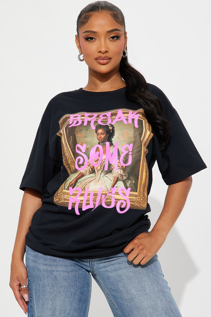 Break Some Rules Tee - Black