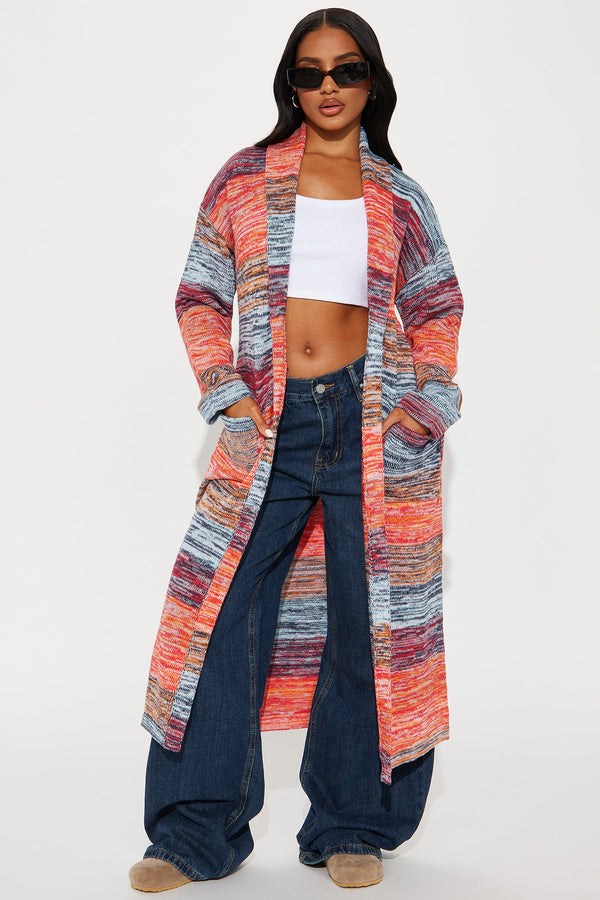 Making Magic Color Block Cardigan - Multi Color