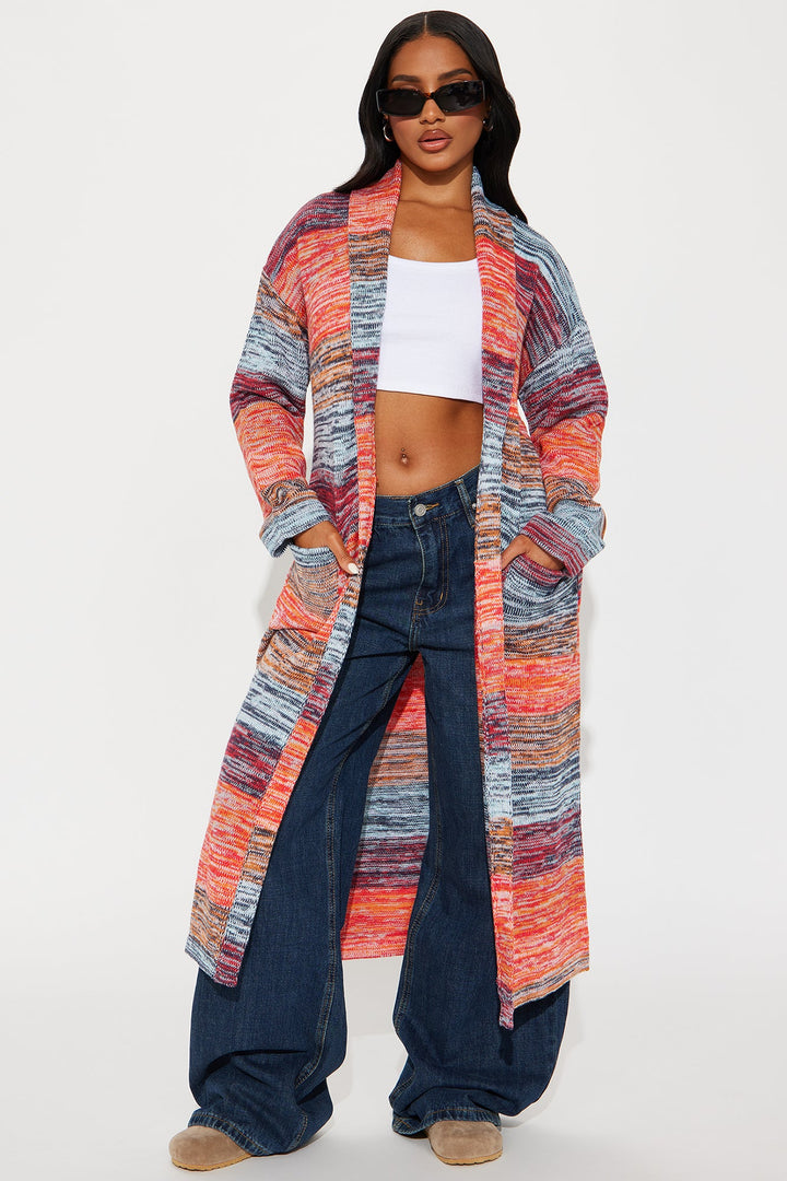 Making Magic Color Block Cardigan - Multi Color