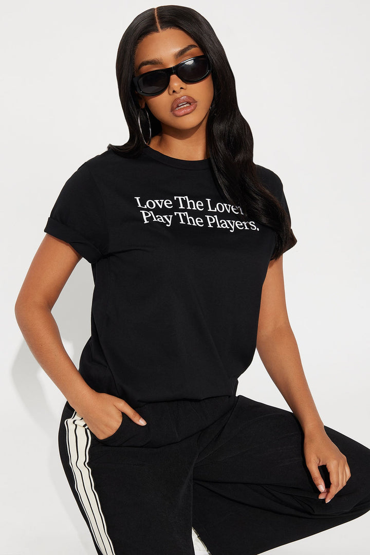 Play The Players Tee - Black