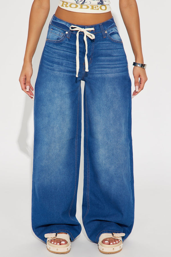 Nolita Wide Leg Jeans - Medium Wash
