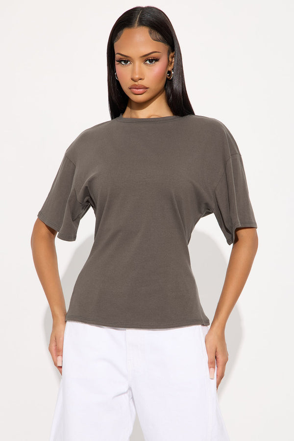 Latona Short Sleeve T Shirt - Grey