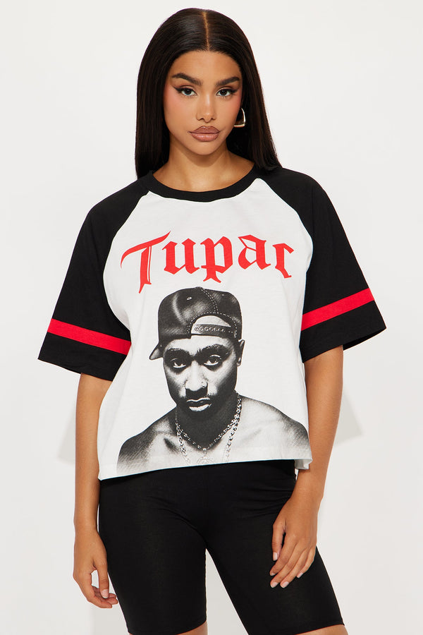 Tupac Raglan Tee  - White
