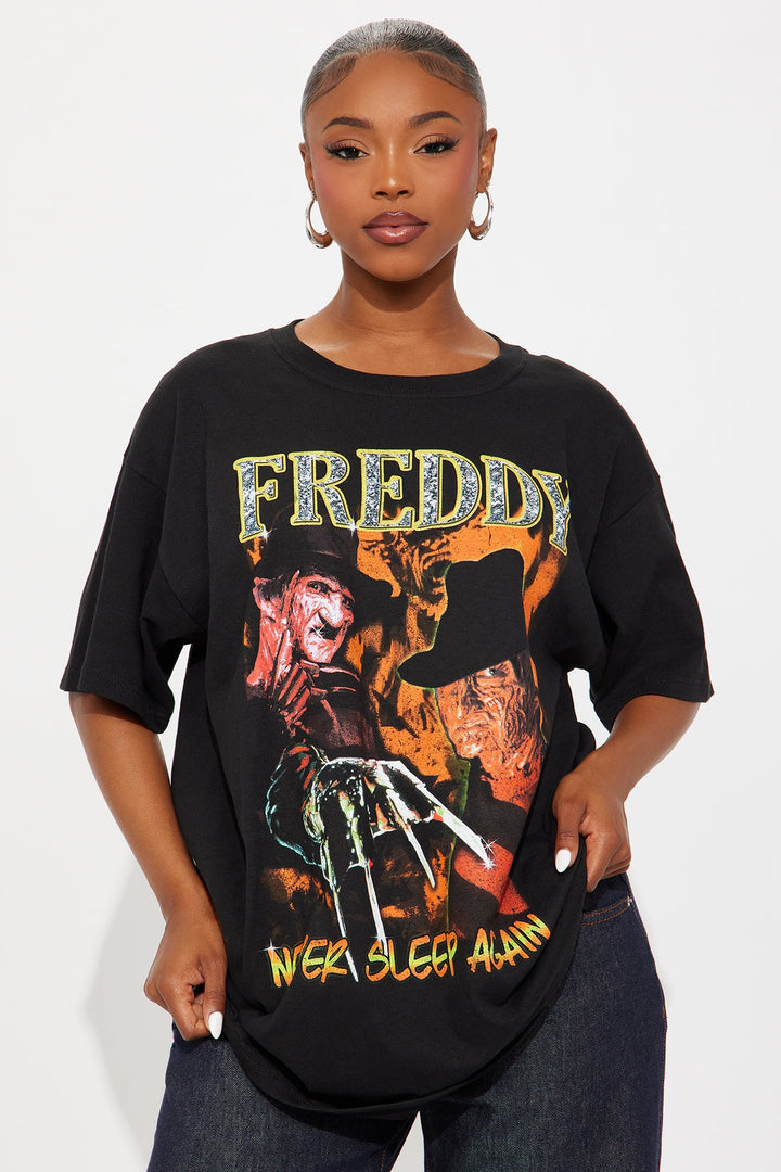 Freddy Never Sleep Again Tee - Black