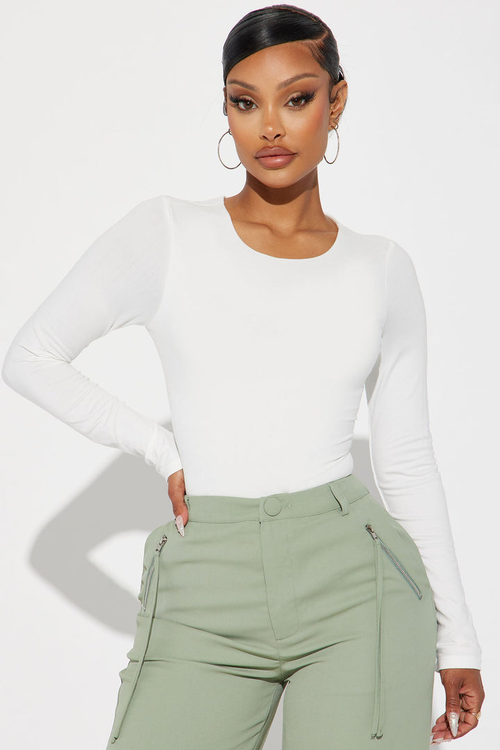 Alissa Double Lined Top - White