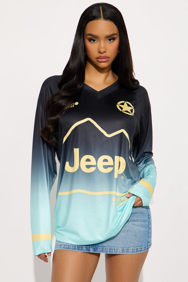Jeep Explore The Detour Jersey - Blue/combo