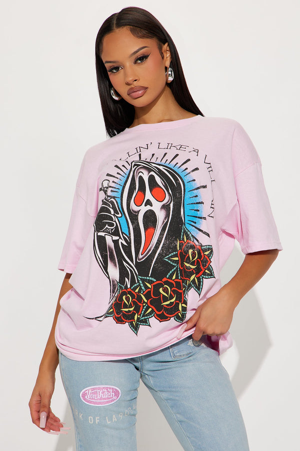 Ghost Face Killin Like a Villian - Light Pink