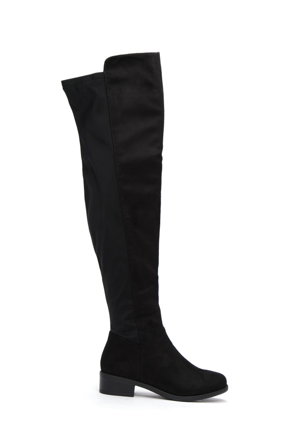 Marja Over The Knee Boot - Black