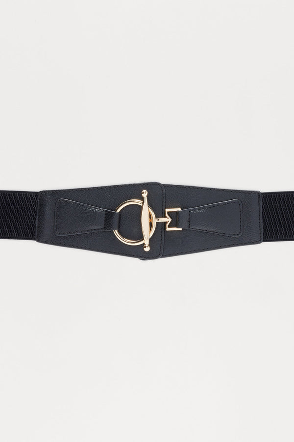 Make Moves Not Excuses Stretch Belt - Black