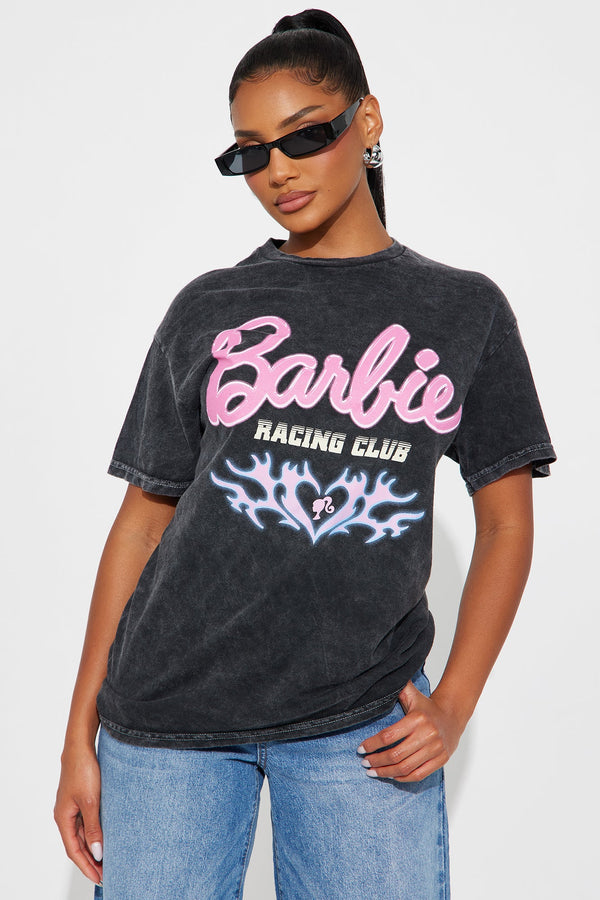 Barbie Racing Club Washed Tee - Black