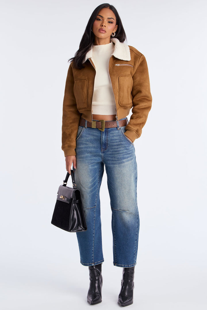 Bailey Horseshoe Leg Jeans - Vintage Wash