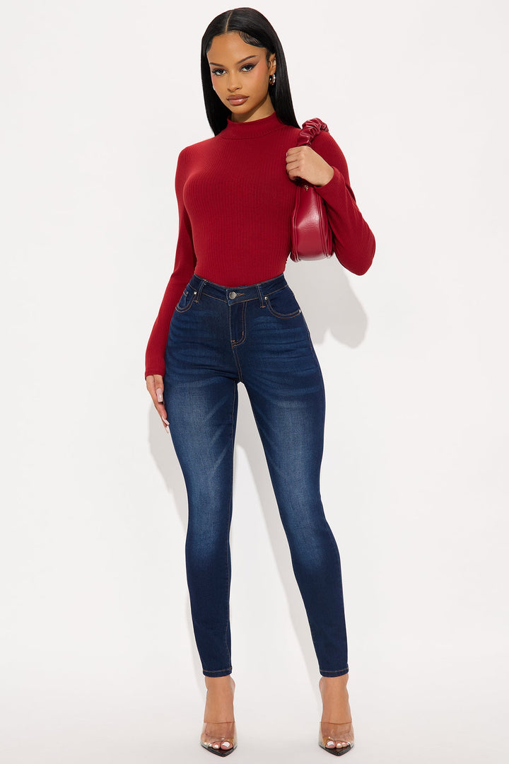 Soft Touch Skinny Jeans - Dark Wash