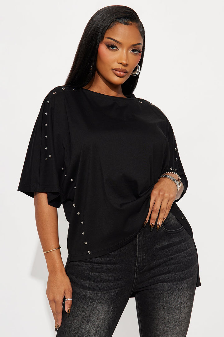 Tanith Short Sleeve Tshirt - Black