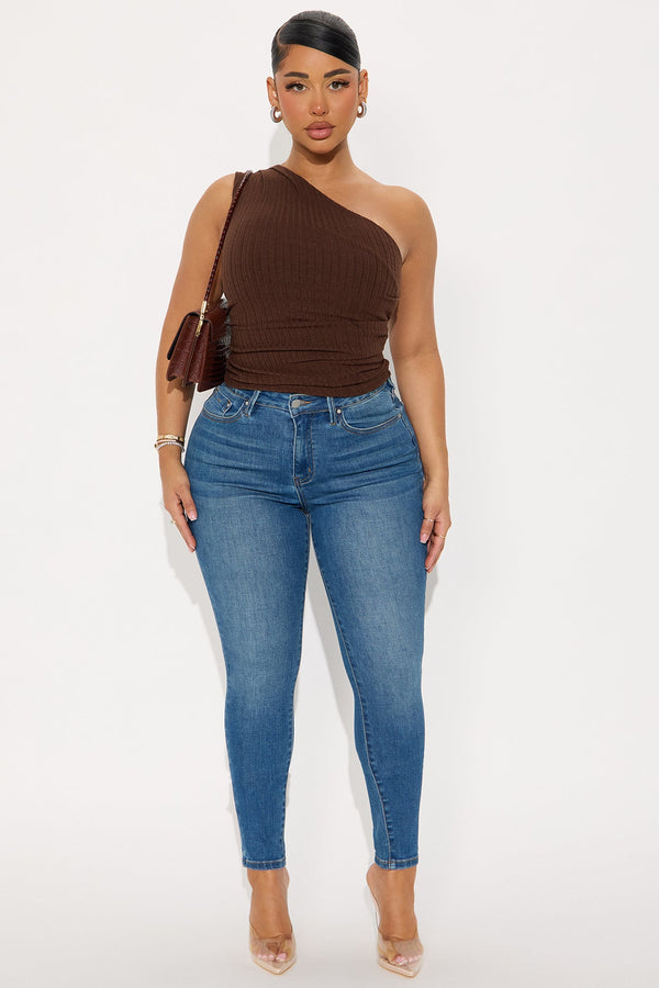 In Forme Ankle Skinny Jeans - Medium Wash