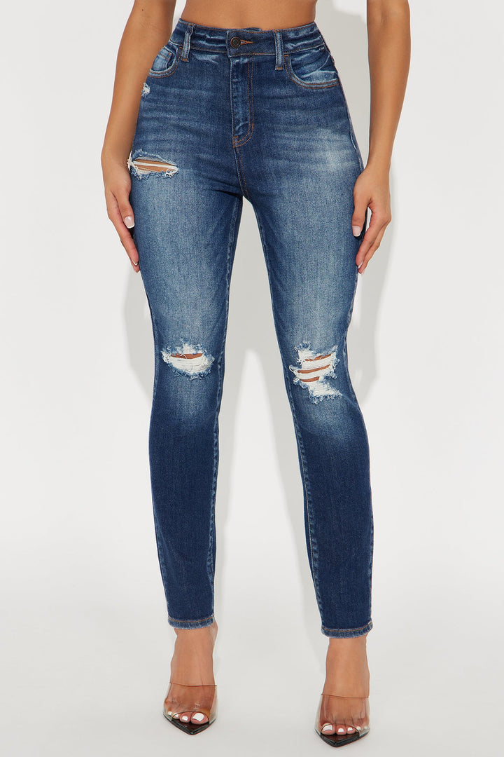 Like The Others Skinny Jeans - Dark Wash